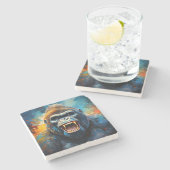 笑うゴリラ ストーンコースター (横)