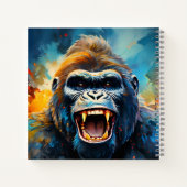 笑うゴリラ ノートブック (裏面)