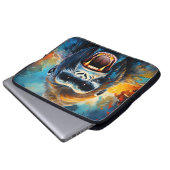 笑うゴリラ ラップトップスリーブ (正面下部)