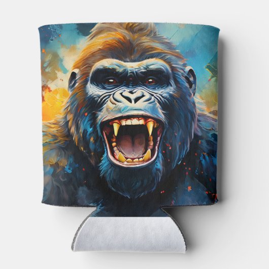 笑うゴリラ 缶クーラー (裏面)