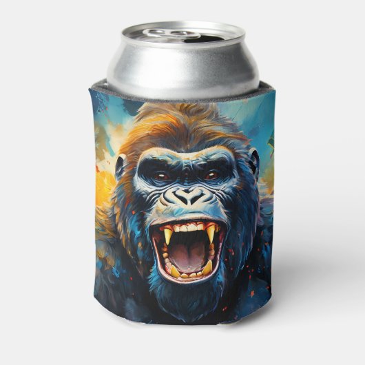 笑うゴリラ 缶クーラー (缶裏面)