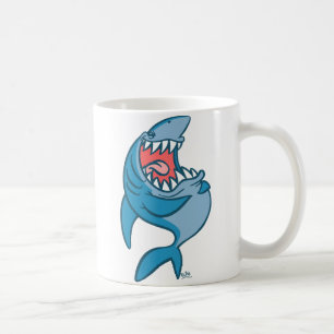 笑うサメのマグカップ コーヒーマグカップ