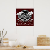 笑うシェフスカル ポスター (キッチン)