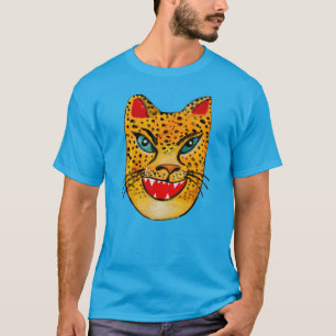 笑うジャガー水彩色Tシャツ Tシャツ