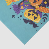 笑うジャック・オ・ランタン不気味キャンディ・ハロウィン 薄葉紙 (詳細)