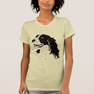 笑うスプリンガースパニエル Tシャツ