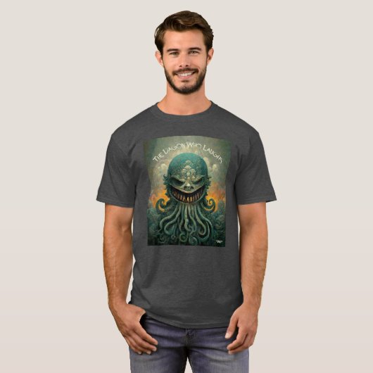 笑うダゴン Tシャツ (正面フル)