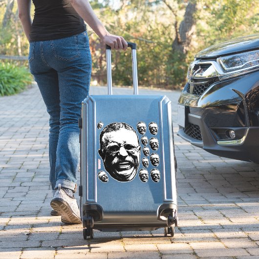 笑うテディ シール (スーツケースインサイチュ)