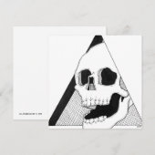 笑うドクロアート シーズンカード (正面/裏面)