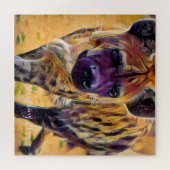 笑うハイエナ[スクエアジグソーパズル] ジグソーパズル (横)