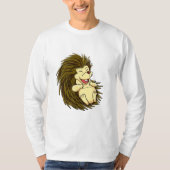 笑うハリネズミ Tシャツ (正面)