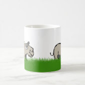 笑うヒッポ コーヒーマグカップ (中央)
