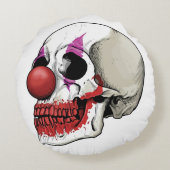 笑うピエロスカル – 死ぬまで運命 ラウンドクッション (裏面)