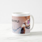 笑うベンガル猫のマグ コーヒーマグカップ (正面右)