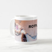 笑うベンガル猫のマグ コーヒーマグカップ (正面左)