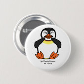 笑うペンギン、MeWarriorWoman on Twitch 缶バッジ (正面&裏面)