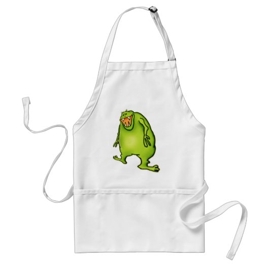 笑うモンスターのエプロン スタンダードエプロン (正面)