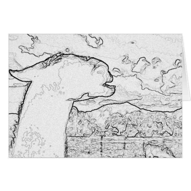 笑うラマ (正面横)