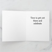 「笑うロバの挨拶」21日誕生日 カード (内部)