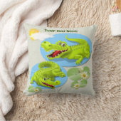 笑うワニ！ クッション (ブランケット)