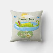 笑うワニ！ クッション (裏面)