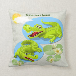 笑うワニ！ クッション