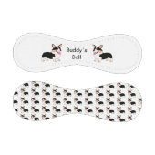 笑う三色ウェルシュコーギー漫画 野球ボール (パネル)