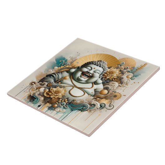 笑う仏 タイル (側面)