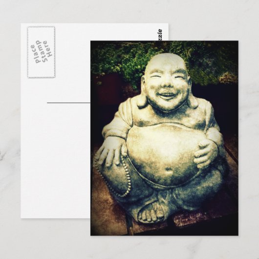 笑う仏 ポストカード (正面/裏面)