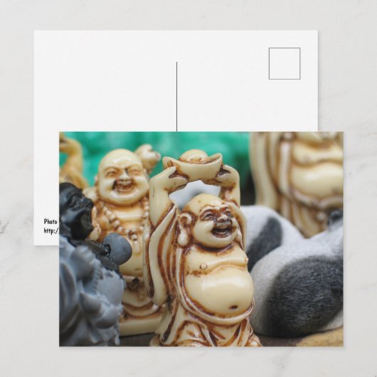 笑う仏 ポストカード (正面/裏面)