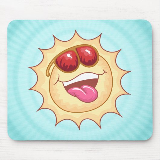 笑う太陽 マウスパッド (正面)