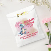 笑う女の子Tレックスベビーピンク フェイバーバッグ (封をした状態)