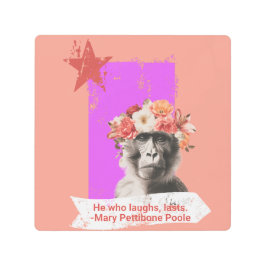 「笑う奴は…」 メタルプリント