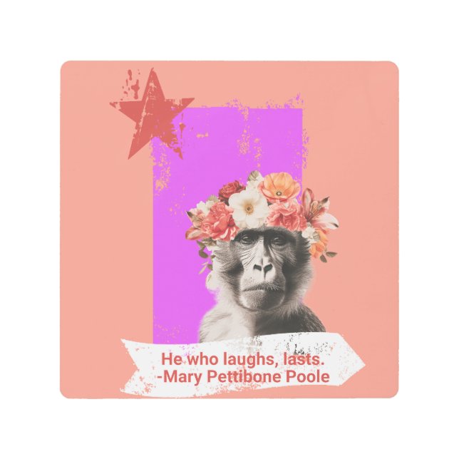 「笑う奴は…」 メタルプリント (正面)