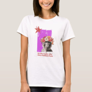 「笑う奴は…」 レディース Tシャツ