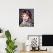 笑う子ども ポスター (ホームオフィス)