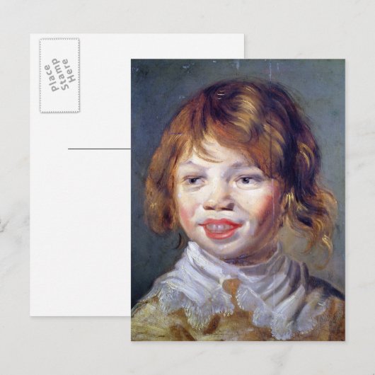 笑う子ども ポストカード (正面/裏面)