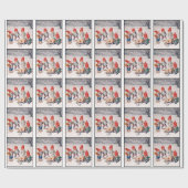 笑う小妖精や小人 ラッピングペーパー (フラット)