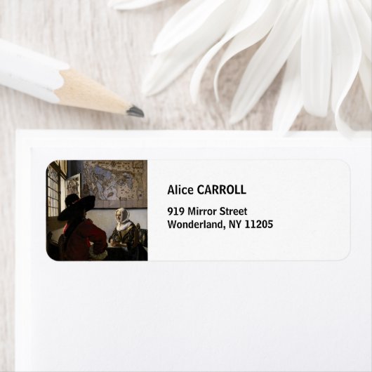 『笑う少女のいる士官』(わらうしょうじょのいるしかん、英: Officer with a Laugh ラベル (インサイチュ)