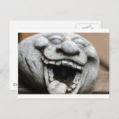 笑う庭のセメント格言 ポストカード (正面/裏面)