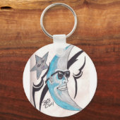 笑う月 キーホルダー (正面)