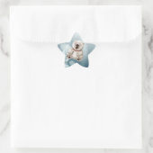 笑う極地のテディベア 星シール (バッグ)