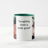 笑う標準馬マグカップ マグカップ (中央)