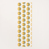 笑う泣き叫び喜びの涙の絵文字 ヨガマット (裏面)