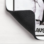 笑う犬のレトロの写真のマウスパッド マウスパッド (コーナー)