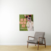 笑う犬40歳の誕生日BIG タペストリー (インサイチュ)