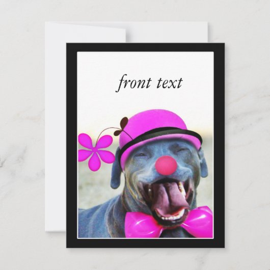 笑う犬 招待状 (正面)