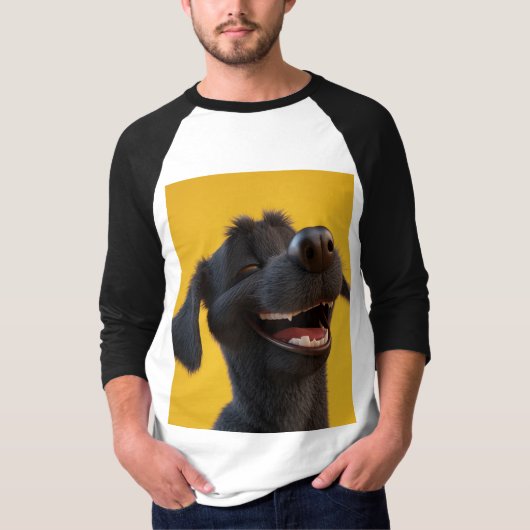 笑う犬 Tシャツ (正面)