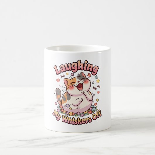 笑う猫のひげ コーヒーマグカップ (中央)