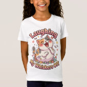 笑う猫のひげ Tシャツ (正面)